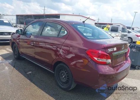 2020 Mitsubishi Mirage G4 Es from USA, damaged, VIN ML32F3FJ1LHF07512
